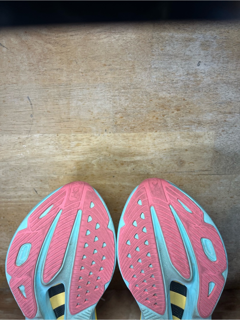 Hoka One One Skyward X Womens Size 7.5 Running Shoes Sneakers White Blue - Picture 10 of 12